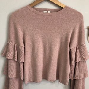 Layered Bell Sleeve Top